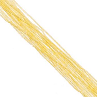 Cylin Bead 11/0 Glass Cylindrical Color Lined Seed Beads 23g Hank