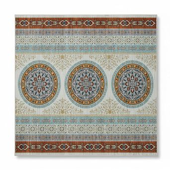 Vintage Boho Washable Area Rug, Stain Resistant Non-Slip for Living Room Bedroom Dining Room Office