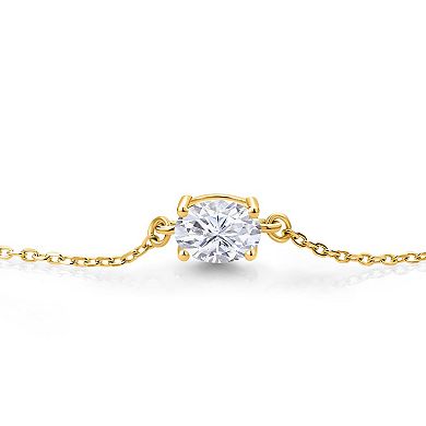 Oval Rope Bracelet, Suitable For Women, Adjustable Sterling Silver