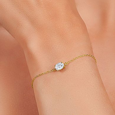 Oval Rope Bracelet, Suitable For Women, Adjustable Sterling Silver