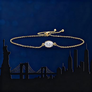 Oval Rope Bracelet, Suitable For Women, Adjustable Sterling Silver