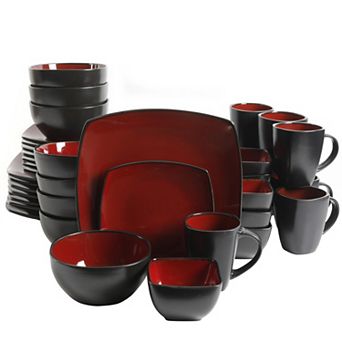 Gibson Elite Soho Lounge Square 16 pc Dinnerware Set