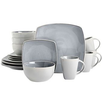 Gibson Elite Soho Lounge Square 16 pc Dinnerware Set