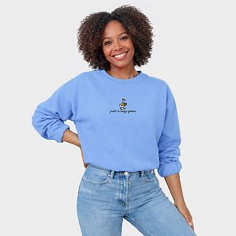 Embroidered Just A Cozy Goose - Women's Graphic Sweatshirt