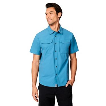 Free Country Men's Sedona Rip-Stop Short Sleeve Explorer Shirt