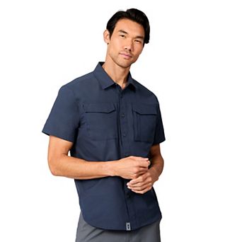 Free Country Men's Sedona Rip-Stop Short Sleeve Explorer Shirt