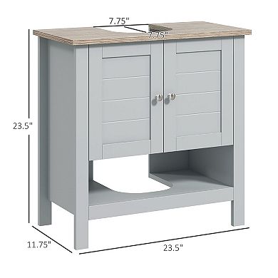 Under Sink Storage Organizer Cabinet for Bathroom, Space Saving Design