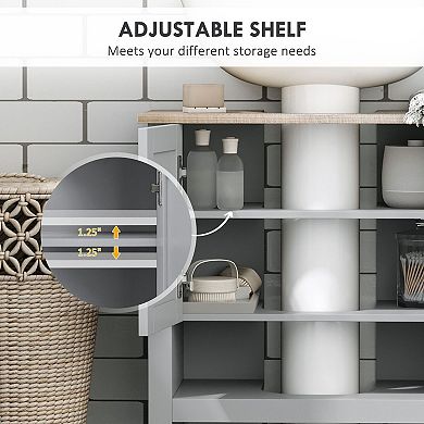 Under Sink Storage Organizer Cabinet for Bathroom, Space Saving Design