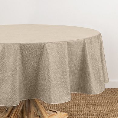 Elrene Home Fashions Monterey 60"x84" Oval Vinyl Tablecloth