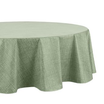 Elrene Home Fashions Monterey 60"x84" Oval Vinyl Tablecloth