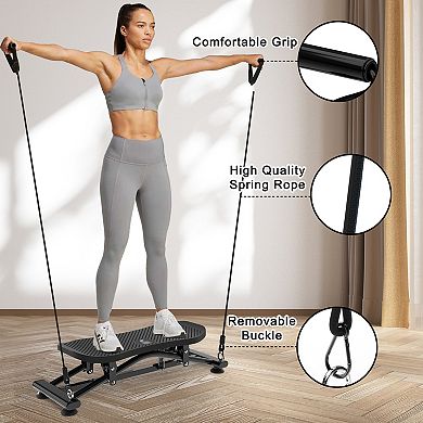 KWPZQEB Indoor Skiing Fitness Equipment for Home Gym, Sliding Ski Simulator