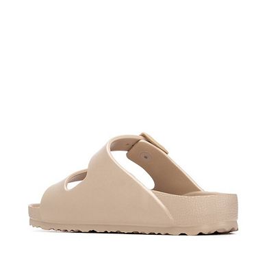 XTI Women's Footbed Rubber Double Strap Sandals 145138