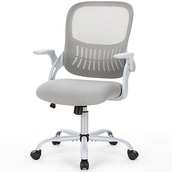 YIORTWO Mid-Back Mesh Office Chair Adjustable Swivel Desk Chair with Lumbar Support Home Office