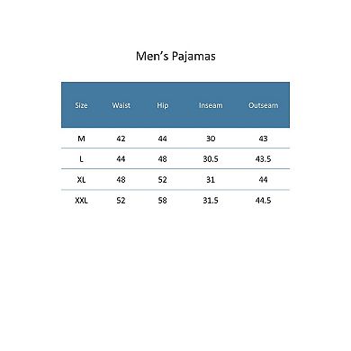 CTM Men's Cotton Poplin Striped Pajama Pants