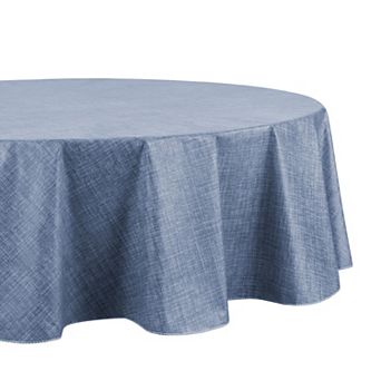 Elrene Home Fashions Monterey 70" Round Vinyl Tablecloth