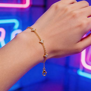 Clover CZ Bracelet, Lucky Hypoallergenic Gift