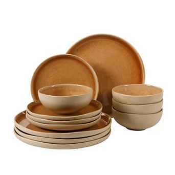 Gibson Elite Manila Bay 12 pc Stoneware Dinnerware Set