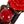 Beads Black Red