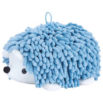 1 Pack Cute Animal Chenille Hanging Hand Towel, Absorbent Soft Bathroom Towel for Kitchen 6" x 10"