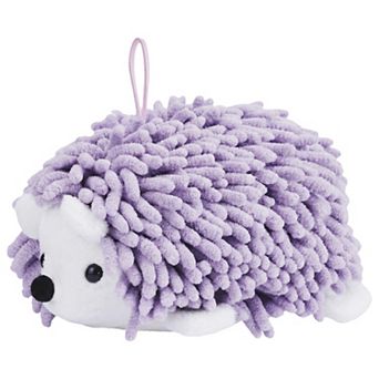 1 Pack Cute Animal Chenille Hanging Hand Towel, Absorbent Soft Bathroom Towel for Kitchen 6" x 10"