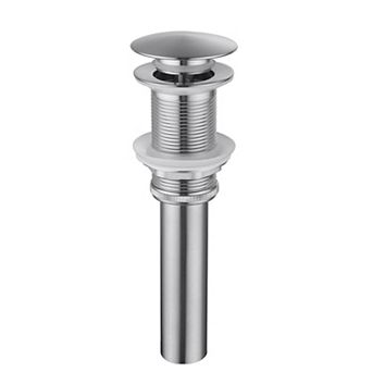 Pop-Up Sink Drain with Press-to-Open Stopper for Bathroom, Kitchen, Laundry