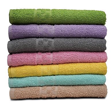 7pack Bath Towels Ultra Soft Cotton Large Towels- Highly Absorbent For Bathroom Pool Gym Hotel Use