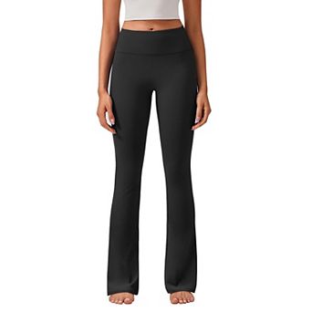 Pinspark Women's High Waist Bootcut Yoga Leggings Soft Flare Pants with Pockets Casual Workout
