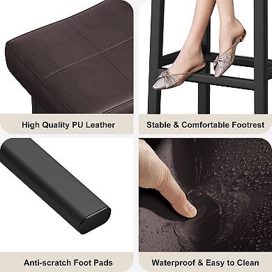 24" Counter-Height Bar Stools Set Of 4