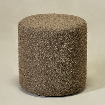 Modern Round Upholstered Ottoman