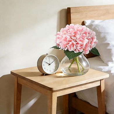 5 Stem Lifelike Hydrangea Silk Flowers for Home/Wedding