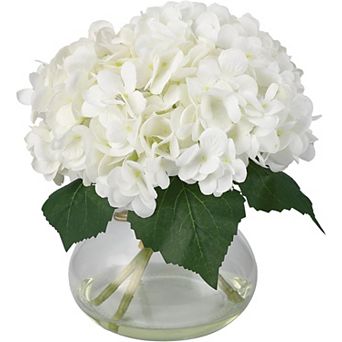 5 Stem Lifelike Hydrangea Silk Flowers for Home/Wedding