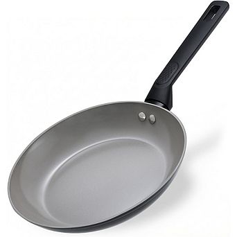 Zoulao 8 Inch Nonstick Frying Pan Skillet, Ceramic Frying Pan, Suitable for All Stovetops, Black