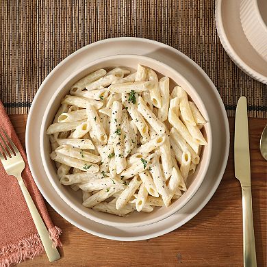 Gibson Elite Deerfield 16-Piece Stoneware Reactive Glaze Dinnerware Set