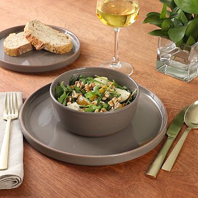 Gibson Elite Northrock 12pc Stoneware Dinnerware Set