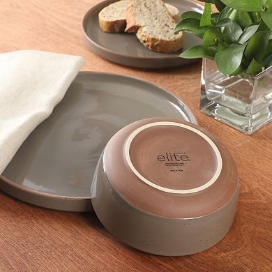 Gibson Elite Northrock 12pc Stoneware Dinnerware Set