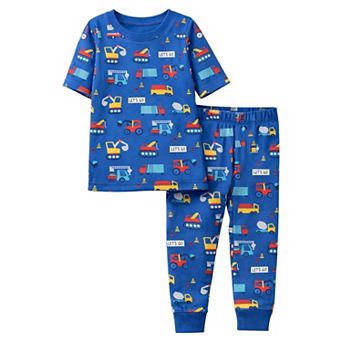 Kids Boy Short Sleeves Pajamas Set Snug Fit Soft & Comfortable Sleepwear Sets
