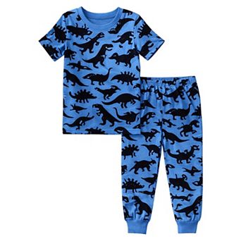 Kids Boy Short Sleeves Pajamas Set Snug Fit Soft & Comfortable Sleepwear Sets