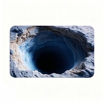 Rainbow Heart Tree Painting Floor Mat Soft Non-Slip Washable Fabric