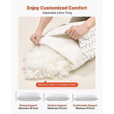 Adjustable Memory Foam Pillow