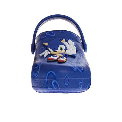 Sonic the Hedgehog Boys' Clogs - Fun, Comfortable, and Easy Slip-On Shoes (Toddler Little Kid)