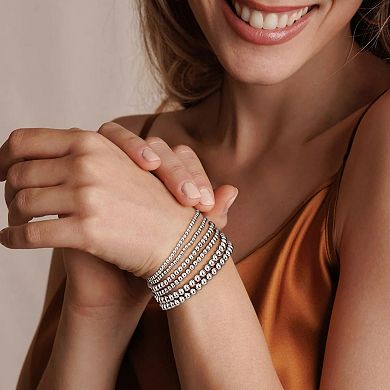 Stackable Gold Plated Bracelet Set