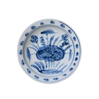Small Porcelain Lotus Dish