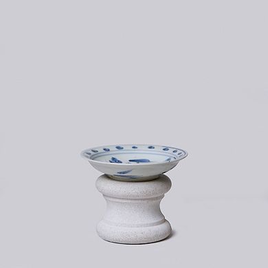 Small Porcelain Lotus Dish