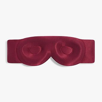 Silk Sleep Mask Light Blocking Lash Extension Space Anti Dark Circles Adjustable Travel Eye Cover