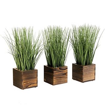 3 pc Set of Artificial Grass
