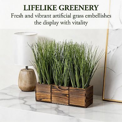 3-Piece Set of Artificial Grass