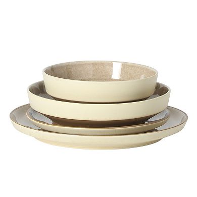 Gibson Elite Octavia Place 16pc Stoneware Dinnerware Set
