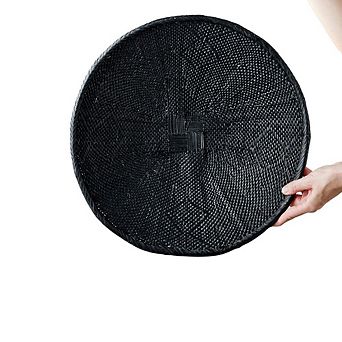 Hand-Painted Binga Flat Basket