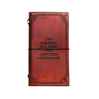 Debossed Refillable Leather Traveler's Notebook