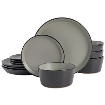 Gibson Home Sofia 12 pc Coupe Dinnerware Set